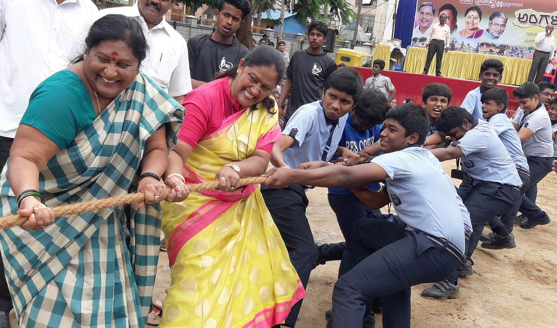 ಮಕ್ಕಳ ದೈಹಿಕ-ಮಾನಸಿಕ ಬೆಳವಣಿಗೆಗೆ ಗ್ರಾಮೀಣ ಕ್ರೀಡೆ ಉತ್ತಮ: ಮೇಯರ್ ಪದ್ಮಾವತಿ
